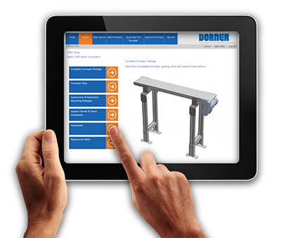 case handling conveyor